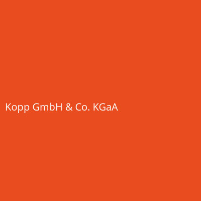 Kopp GmbH &amp; Co. KGaA