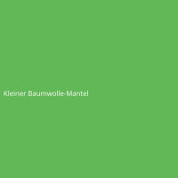 Kleiner Baumwolle-Mantel