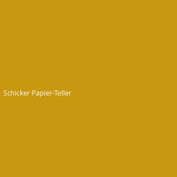 Schicker Papier-Teller