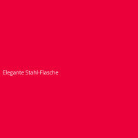 Elegante Stahl-Flasche