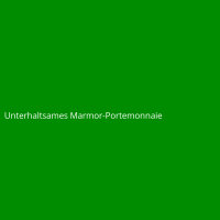 Unterhaltsames Marmor-Portemonnaie