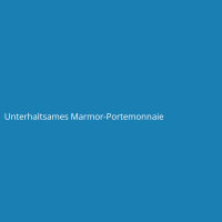 Unterhaltsames Marmor-Portemonnaie
