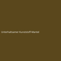 Unterhaltsamer Kunststoff-Mantel