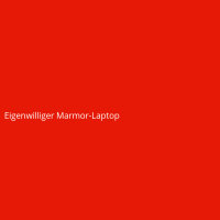 Eigenwilliger Marmor-Laptop