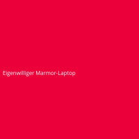 Eigenwilliger Marmor-Laptop