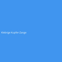Klebrige Kupfer-Zange
